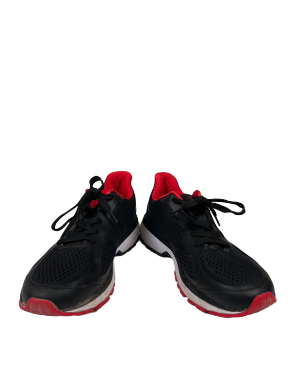 WHITIN Women's Black/Red Mesh Lace Up Athletic Sneakers - 39/US 9 image 6