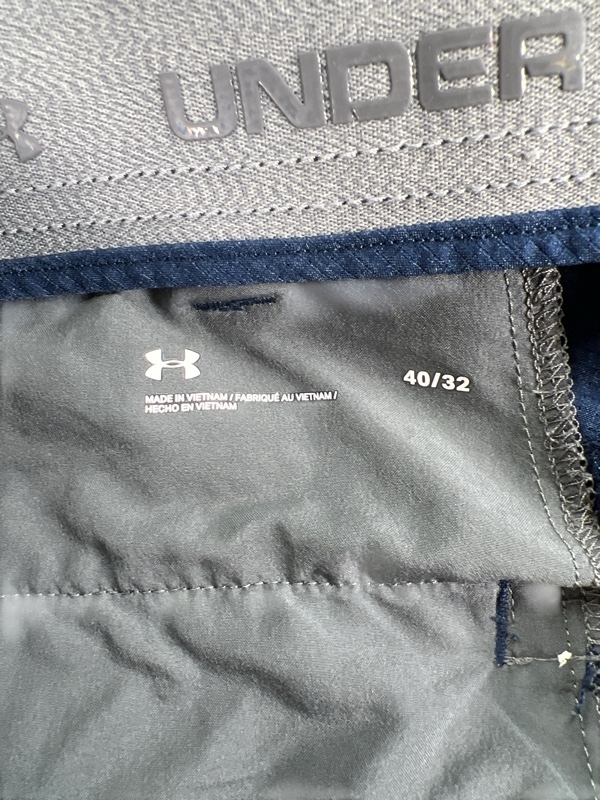 Under Armour Men's Blue Drive Straight Golf Pants - 40x32 image 3