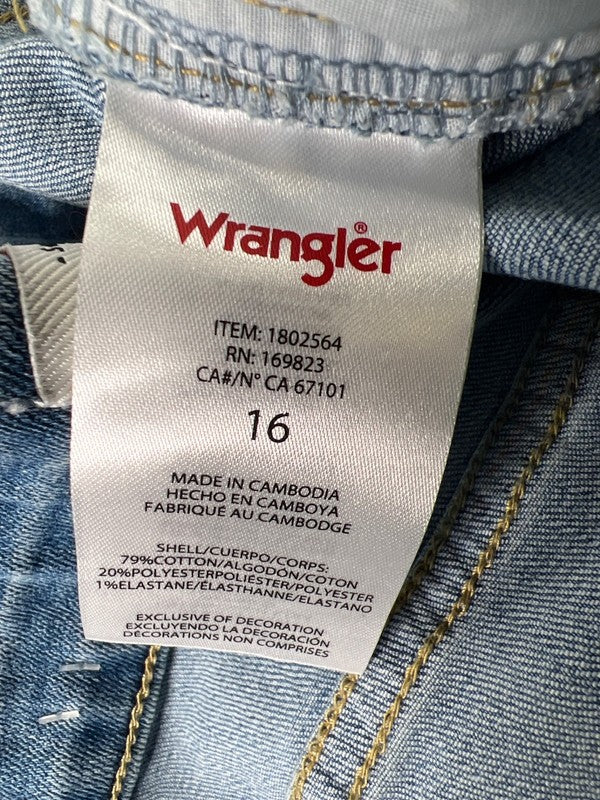 Wrangelr Women's Lightwash High Rise Bootcut Denim Jeans - 16/34 image 4
