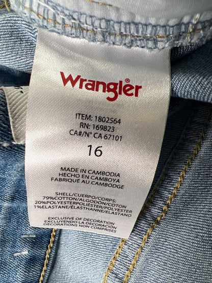 Wrangelr Women's Lightwash High Rise Bootcut Denim Jeans - 16/34 image 4
