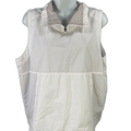 Under Armour Women's White Loose Fit Windbreaker Pullover Vest - M