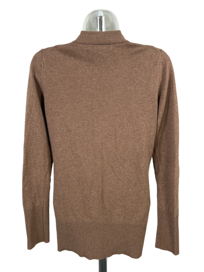 Banana Republic Women's Brown V Neck Button Up Long Sleeve Cardigan Sweater - XS image 2