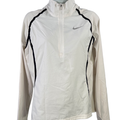 Nike Golf Women's White/Black Vented Quarter Zip Long Sleeve Jacket - S