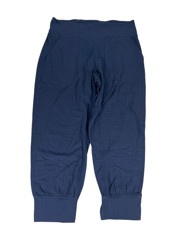 Lululemon Women's Navy Blue High Rise Align Cropped Jogger Yoga Pants - 10