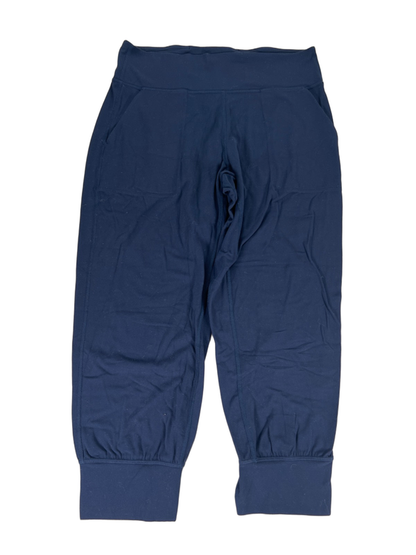Lululemon Women's Navy Blue High Rise Align Cropped Jogger Yoga Pants - 10