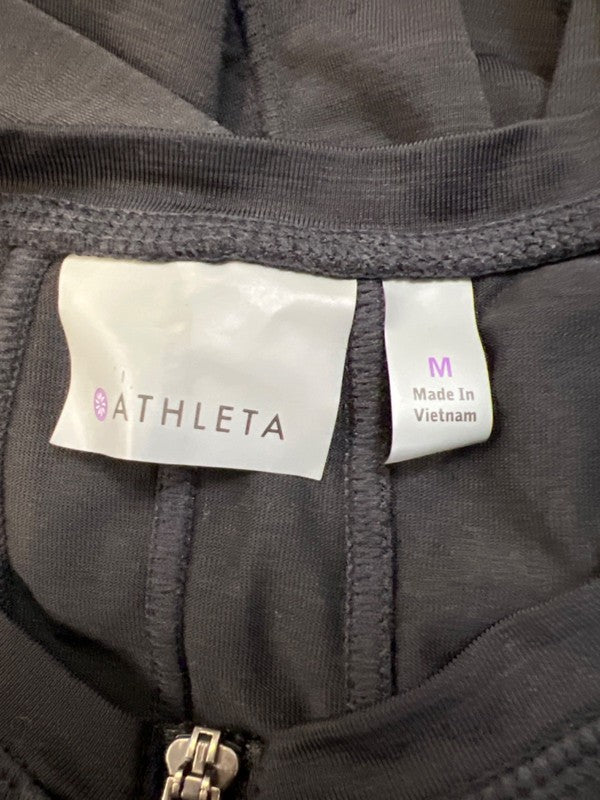 Athleta Women's Black Pacifica UPF Quarter Zip Long Sleeve Athletic Top - M image 3