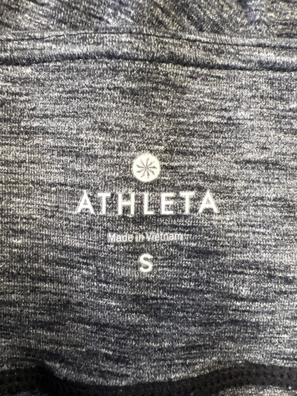 Athleta Women's Gray Heathered High Rise Chaturanga Capri Leggings - S image 3