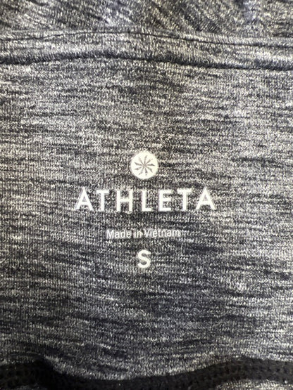 Athleta Women's Gray Heathered High Rise Chaturanga Capri Leggings - S image 3