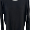 Athleta Women’s Black Criss Cross Back Long Sleeve Shirt - M