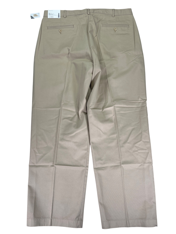 Lands End Men's Beige/Khaki Straight Leg Dress Pants - 38x29 image 2