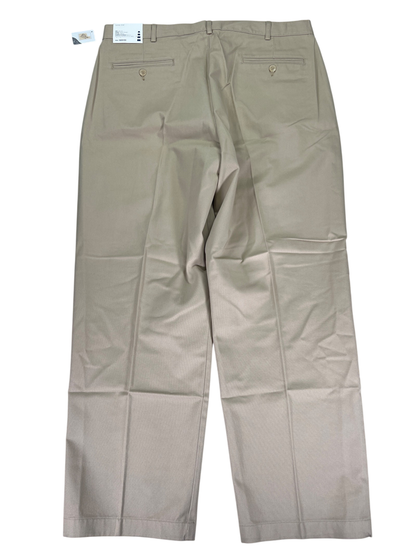 Lands End Men's Beige/Khaki Straight Leg Dress Pants - 38x29 image 2
