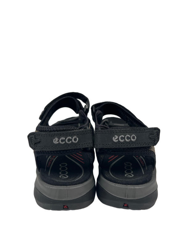 Ecco Women's Black/Taupe Yucatan Adjustable Strappy Slingback Sandals - 7 image 4