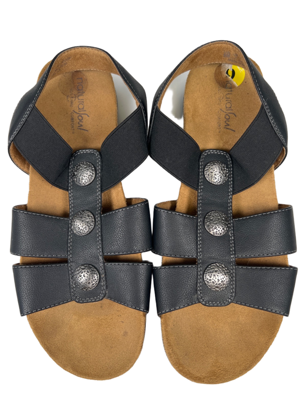 Natural Soul By Naturalizer Women's Dark Gray Amelia Slingback Sandals - 9 image 3