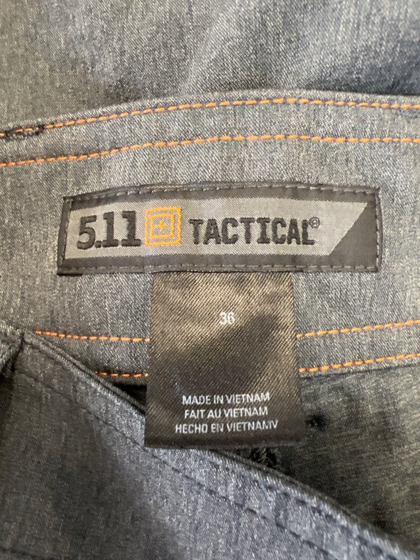 511 Tactical Men's Gray Vaporlite Lightweight Eight-Pocket Walking Shorts - 36 image 3