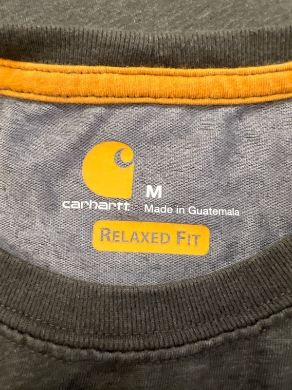 Carhartt Men's Green/Gray Relaxed Fit Force Short Sleeve Tee Shirt - M image 3