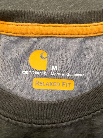 Carhartt Men's Green/Gray Relaxed Fit Force Short Sleeve Tee Shirt - M image 3