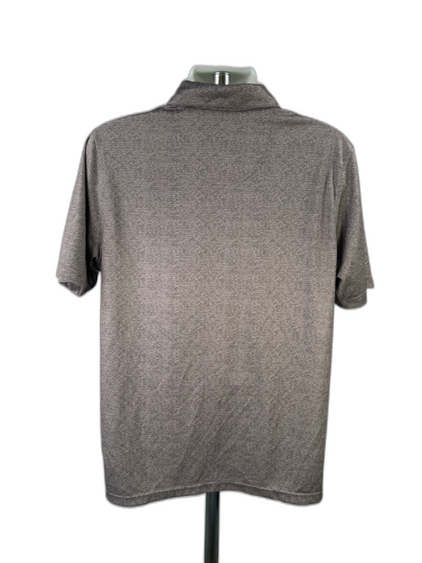 Pebble Beach Men's Gray Dry-Luxe Active Golf Polo Shirt - L image 2