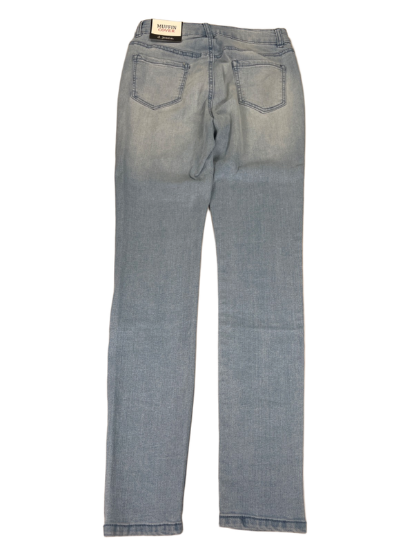 D Jeans Women's Light Wash Muffin Cover Skinny Jeans - 4 image 2