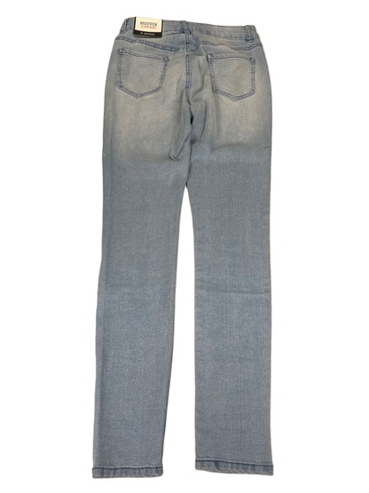 D Jeans Women's Light Wash Muffin Cover Skinny Jeans - 4 image 2