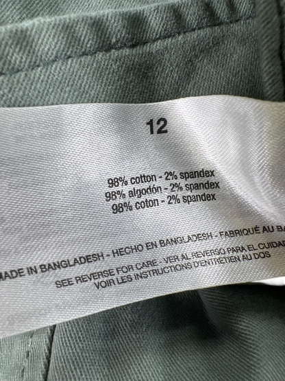 Glorida Vanderbilt Women's Green Stretch Twill Shorts - 12 image 4