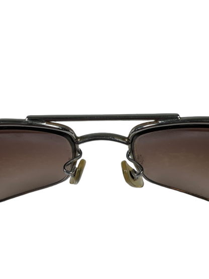 Ray-Ban Men's Brown Cateye 3426 Gunmetal Frame Sunglasses W/Case image 10