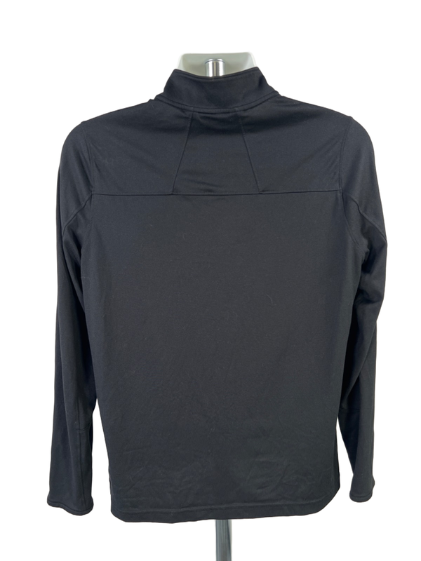 Under Armour Men's Black Long Sleeve 1/4 Zip Tech HeatGear Athletic Shirt - L image 2