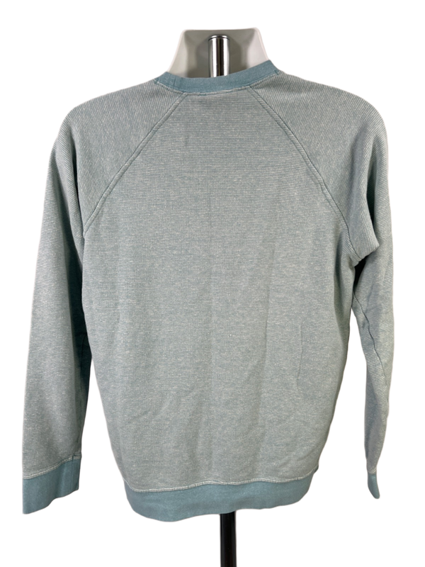 Patagonia Men's Blue Striped Trail Harbor Crewneck Sweatshirt - M image 2