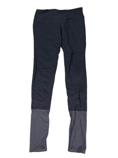 Athleta Women's Black/Gray Plie Tight Mid Rise Leggings - M