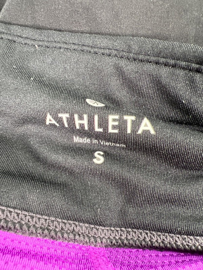Athleta Women's Black Lined Runaround Pleated Back Athletic Skort - S image 3