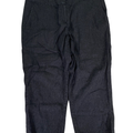J.Jill Women's Black Stretch Linen Cropped Pants - 8