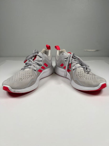 adidas Women's Gray/Pink Edgebounce Lace Up Athletic Running Sneakers - 8.5 image 6