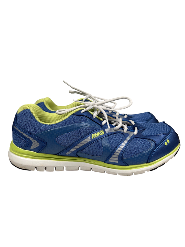 Ryka Women's Blue/Green Elate Lace Up Active Sneakers - 9