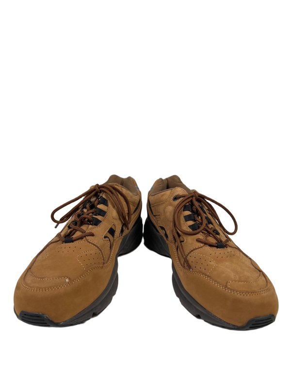 Propet Men's Brown Suede Stabillity Walker Lace Up Walking Sneakers - 11 image 6