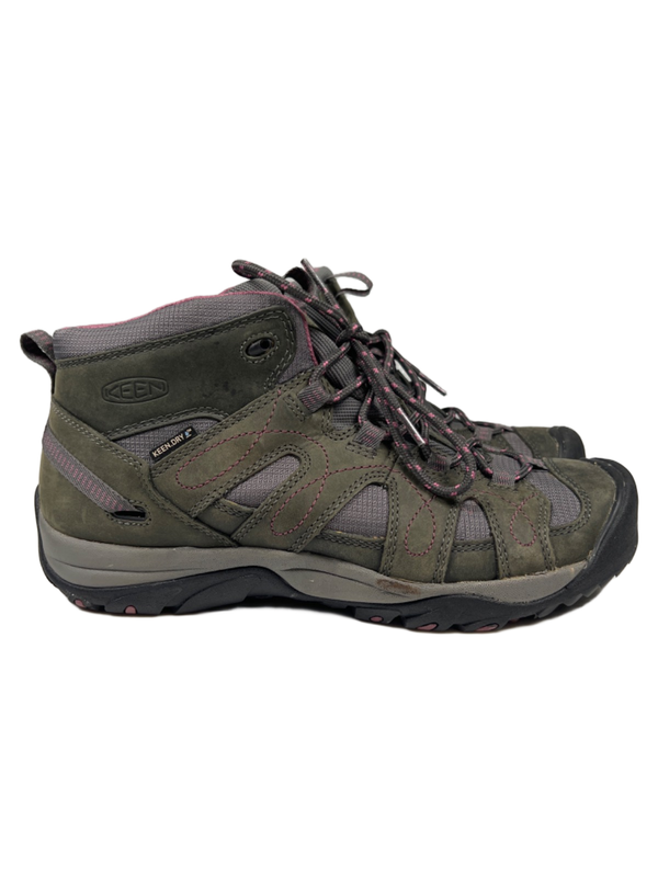 Keen Women's Green Targhee Lace Up Waterproof Hiking Boots - 9.5