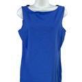 Duluth Trading Women's Blue Basic Sleeveless Shirt  - L