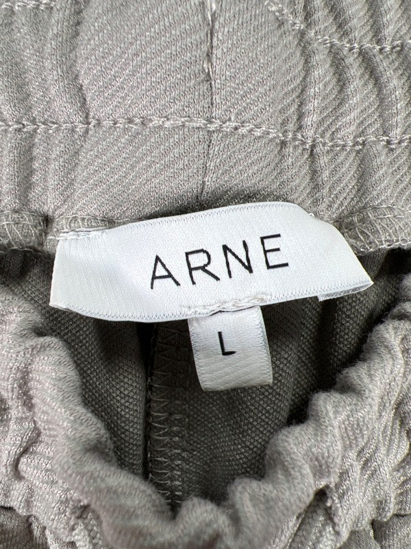 ARNE Men's Taupe/Gray Everyday Luxe Slim Fit Drawstring Pants - L image 3