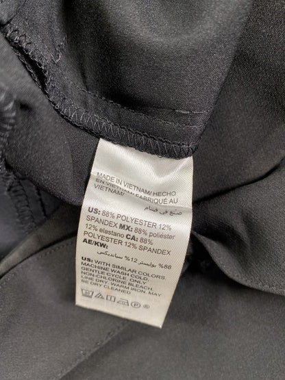 Chico’s Women’s Black Polyester Stretch Tie Front Pants - 00/US 2 R image 4