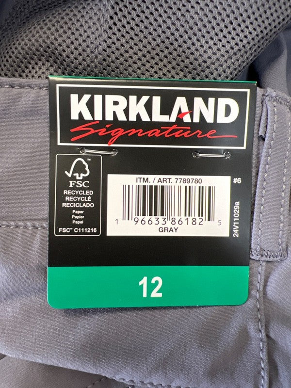 Kirkland Signature Women's Gray Stretch Ankle Travel Pants - 12 image 4