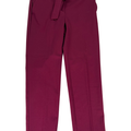 LOFT Women's Burgundy/Red Devin Slim Dress Pants - 2