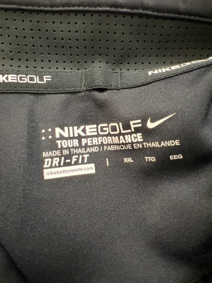 Nike Golf Men's Black/Gray Tour Performance Athletic Polo - XXL image 3