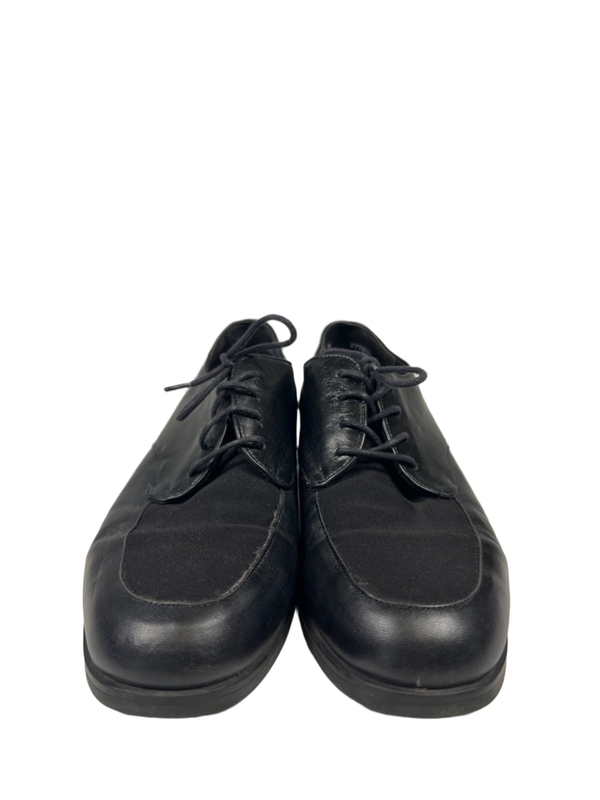 Munro American Women's Black Leather Lace Up Oxford Shoes - 7.5 image 2