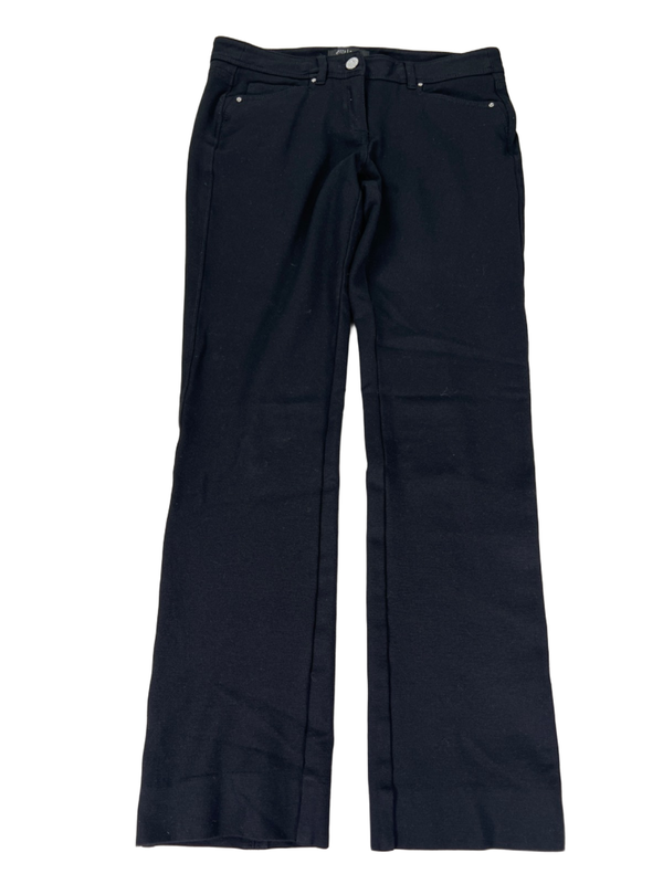 White House Black Market Women's Black Slim Leg Pants - 2