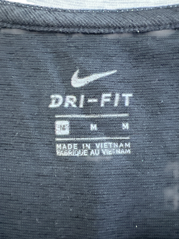 Nike Women's Gray U of M Short Sleeve Athletic V-Neck Shirt - M image 3