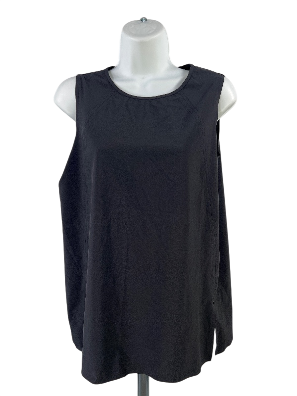 Athleta Women's Black Zephyr Refined Sleeveless Athletic Tank Top - XS