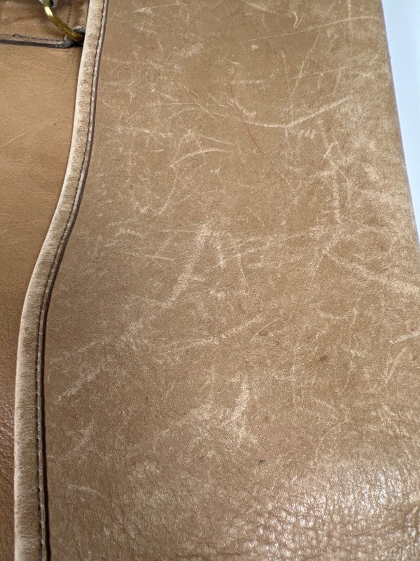 Coach Vintage Tan Leather Envelope Portfolio Messenger Bag image 12