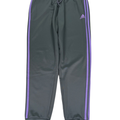 Adidas Women's Gray/Purple Striped Aeroready Athletic Jogger Pants - M