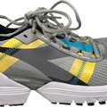 Diadora Women’s Gray/Blue Blushield Lace Up Athletic Sneakers - 8.5