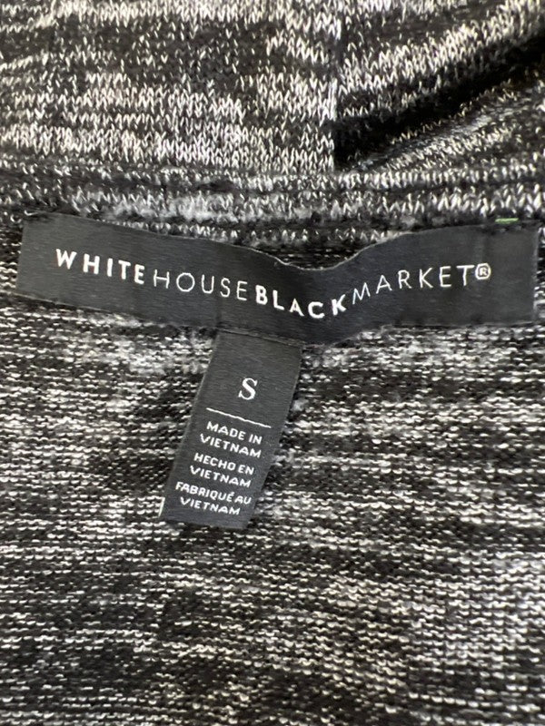 White House Black Market Women's Black Boat Neck Layered Long Sleeve Blouse - S image 3