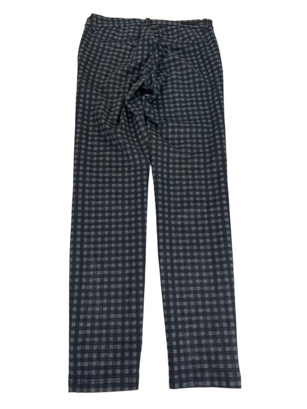 Kut From The Kloth Women's Black/Gray Checkered Plaid Skinny Pants - 6 image 2
