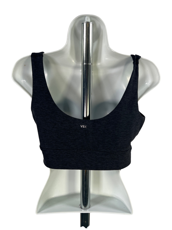 Victoria's Secret Sport Women's Gray Stretch Scoop Longline Sports Bra - M image 2